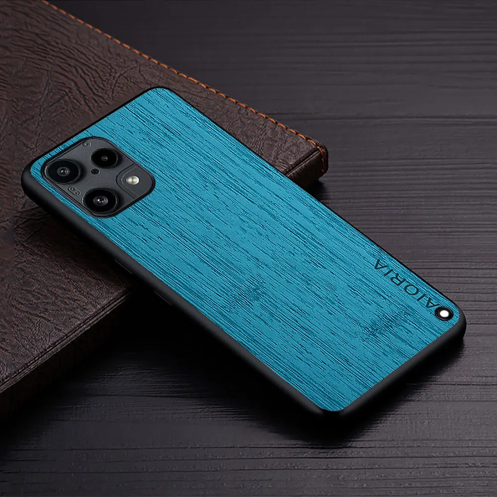 Luxury Bamboo Wood Pattern Leather Case - Premium Cover