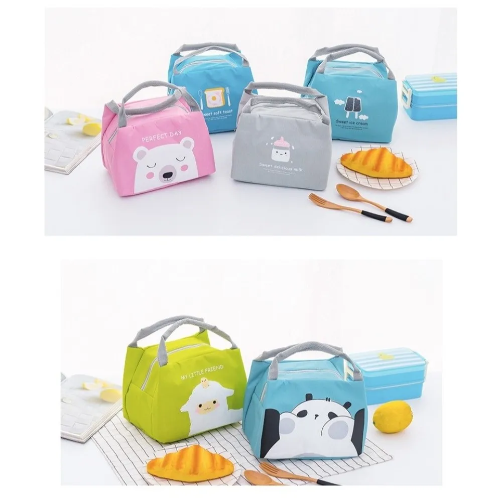 Insulated Lunch Bag 6L Thermal Cooler Bag Waterproof Oxford Cloth