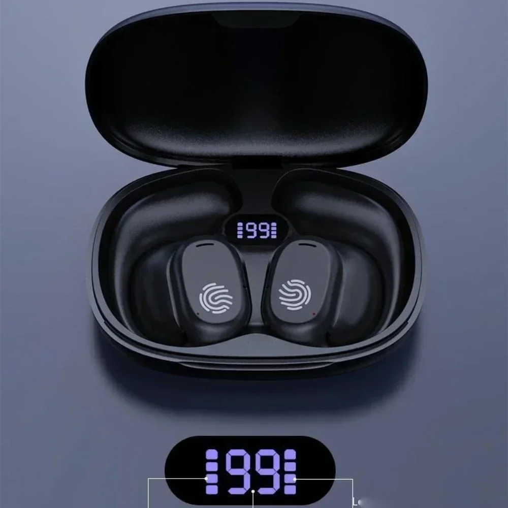 Lenovo Original Bone Conduction Earphones Bluetooth5.3 Wireless Sports Earbuds HiFi 9D Stereo Touch Control Noise Reduction