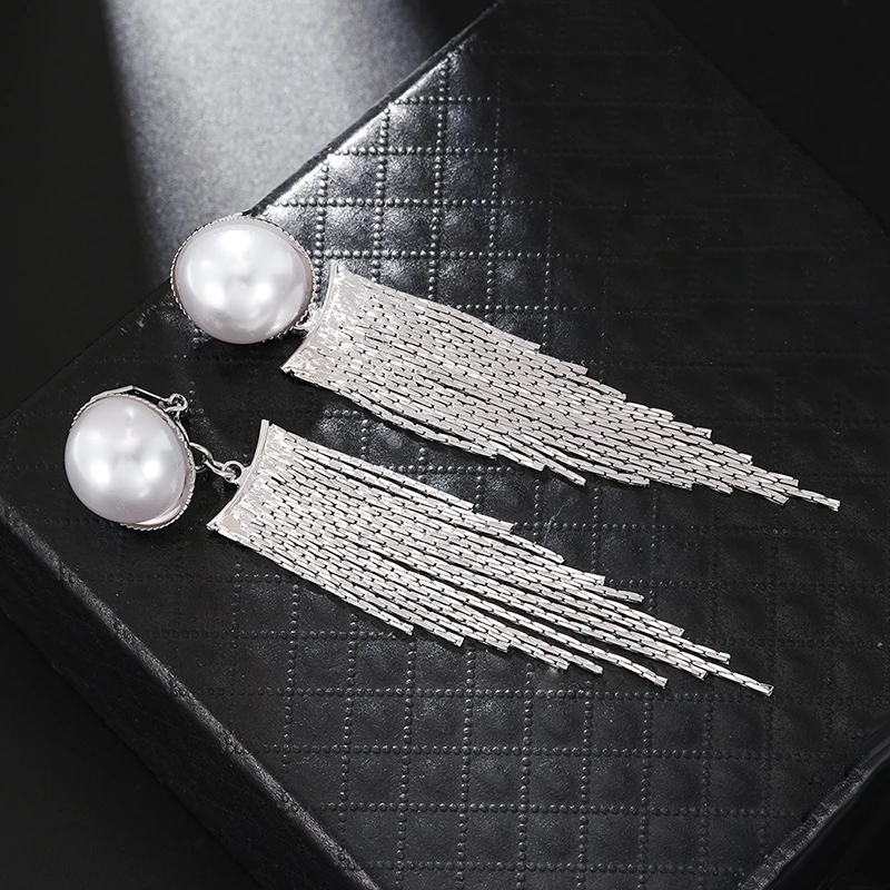 Orecchini A Stella Con Clip - Pendenti Dichiarazione Per Donna, Pentagramma In Lega - Foto 8