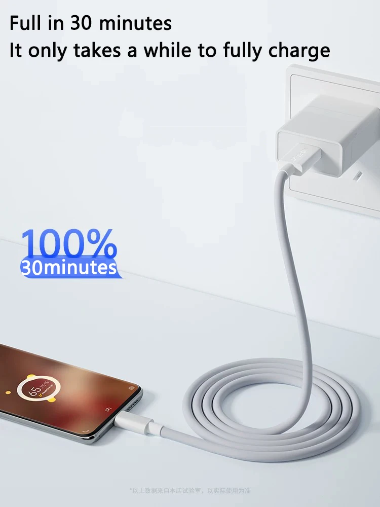 120W Super Flash Charge Type-C Cable with Fast Charger