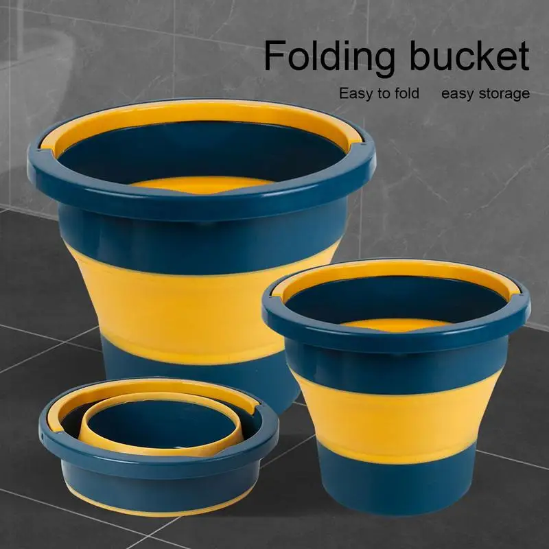 

Automobile Foldable Collapsible Bucket Portable Laundry Basket Waterproof Car Wash Containers For Clothes Washing Car Wash