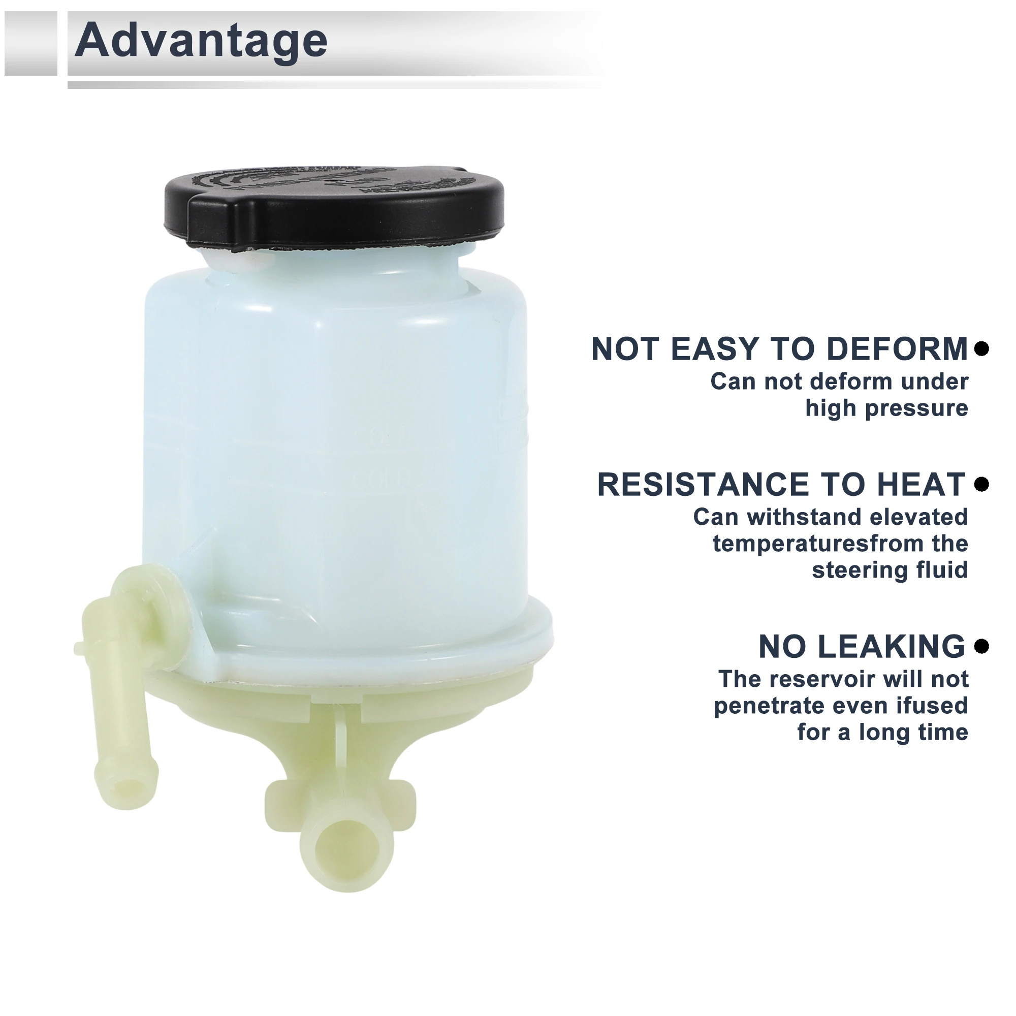 UXCELL Power Steering Reservoir for Toyota 4runner 2010- No.4436060320 Beige