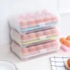 Single Layer Refrigerator Food 15 Eggs Airtight Storage Container Plastic Box 1