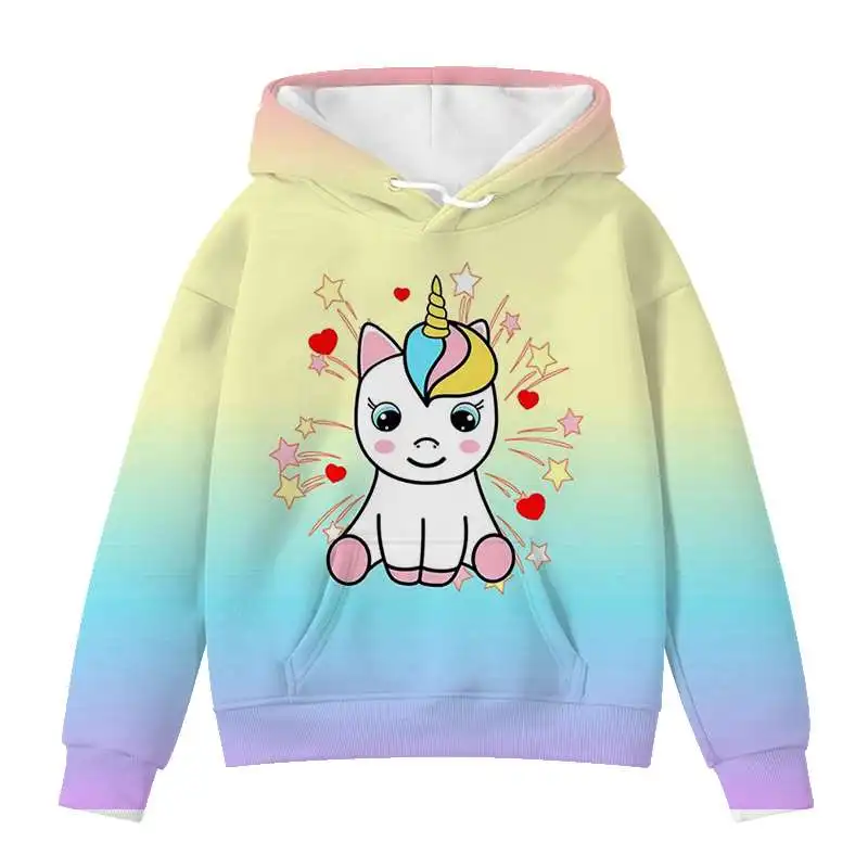 Colorful Rainbow Unicorn Hoodie