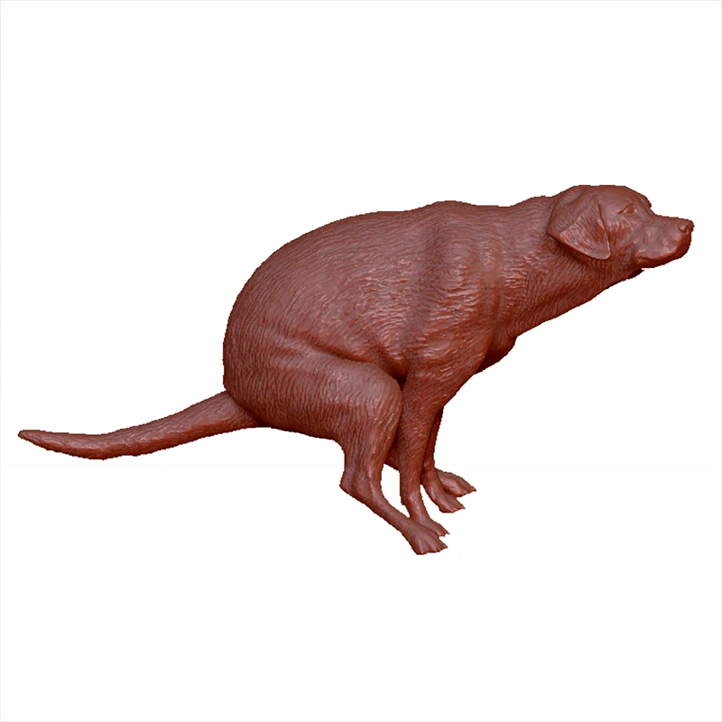 1:64 Cute Animals Puppy And Cat Model Miniature Sand Table Need To Be Colored By Yourself