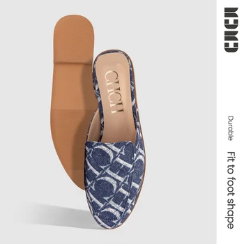 Women's Sandals Non Toe Outdoor Slippers Beach Shoes Luxury Summer New 2024 Slippers Women's Low Heel Shoes 1