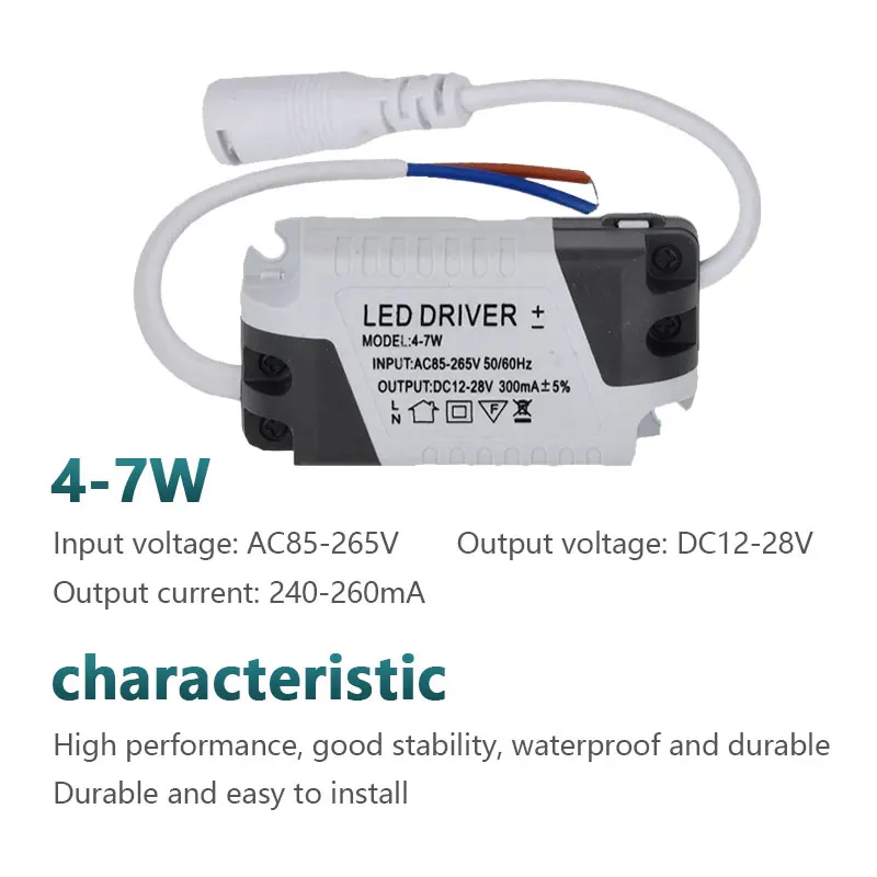 รูปสินค้า แหล่งจ่ายไฟ LED สำหรับหลอดไฟและโคมไฟ