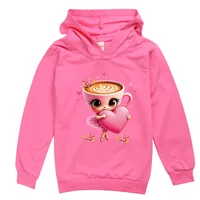 Cappuccina Ballerina Hoodie Kids Funny Italian Brainrot Meme Clothes Girls Fashion Aesthetic Sweatshirts Children Casual Coats