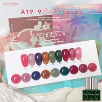Vendeeni 9 Color/Set Furs Fluff Gel Nail Polish Semi Permanent UV LED Soak Off Gel Varnish DIY Plush Velvet Nail Art Gel Lacquer 1