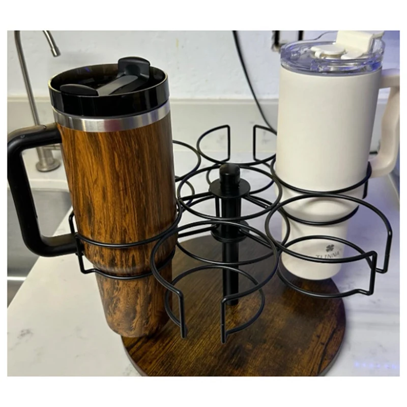 Hot Sale For Stanley 40 Oz Water Bottle Organizer, Rotating Stanley Cup Organizer, Bottle Organizer Accessories Simple Cup Holde