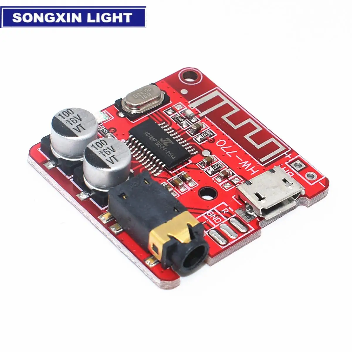 Bluetooth Audio Receiver Board Bluetooth 5.0 MP3 Lossless Decoder Board Wireless Stereo Music Module 3.7-5V XY-BT-Mini audio amplifier board,wireless module,audio board,audio receiver board