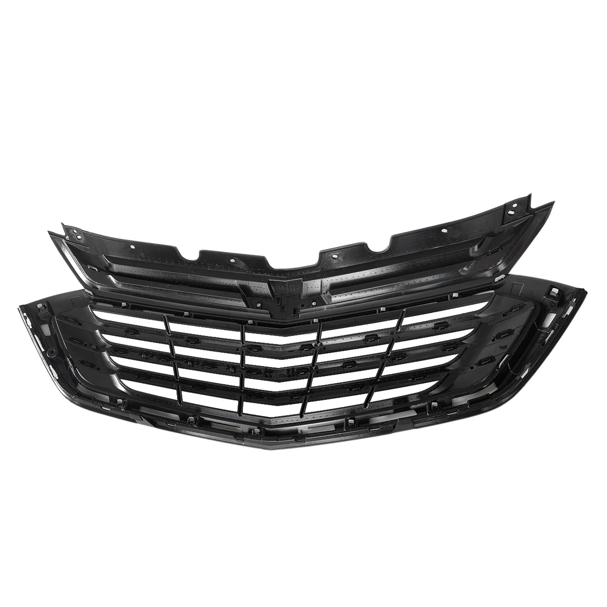 

US Free Shipping Home Front Upper Glossy Black Bumper Car Grille for 2018 2019 2020 Chevrolet Equinox