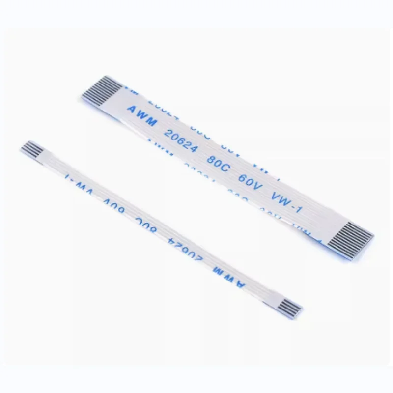 Flat Flexible Cable 10Pcs Flat Flexible Cable FFC FPC LCD AWM 20624 80C 60V VW-1 FFC-0.5MM 1.0MM 16/20/22/24/26/28/30/32/36/34/40/45/50/54/60 Pin
