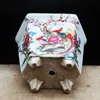 Vintage Style Hexagonal Ceramic Flowerpot Home Decoration 4