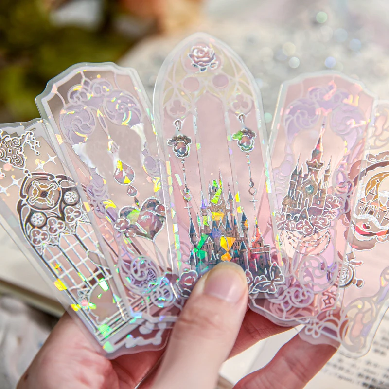 4Style 10pcs/pack Shell Light PVC Bookmark Streamer Dream