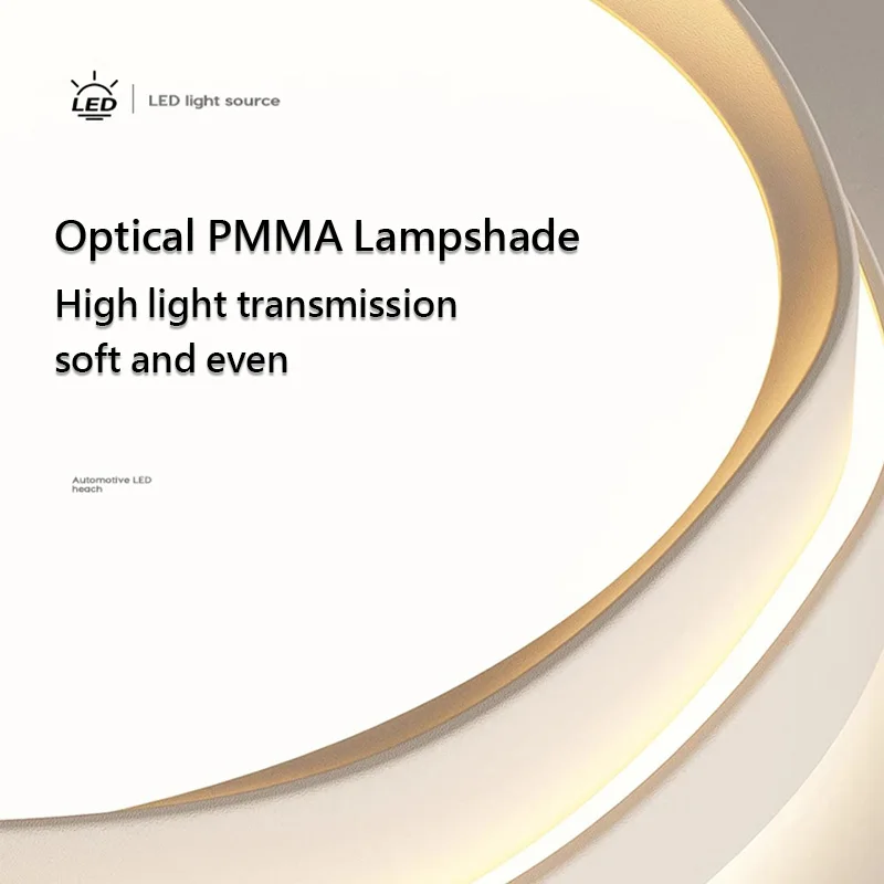 Cream wind aisle light Entrance corridor Cloakroom light Full spectrum eye protection Modern simple balcony ceiling light