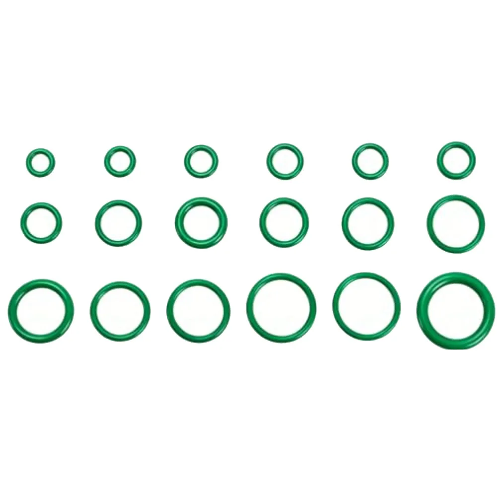Kit di Riparazione per Aria Condizionata Auto da 372 Pezzi, Set di O-Ring R12 R134a, Valvole e Componenti per Linee di Refrigerazione Auto - Image 4