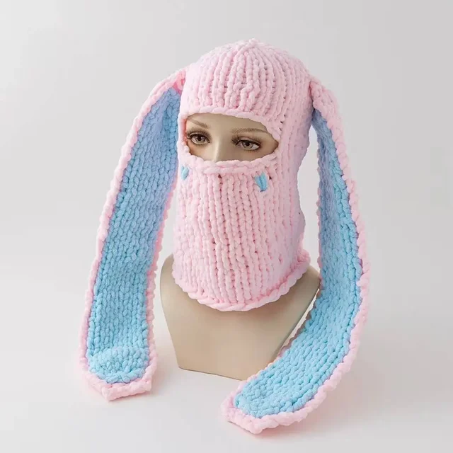 Knitted Fun Balaclava Mask Hat 28
