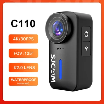 SJCAM C110 4K Action Camera, 135° Wide Angle, EIS, 30M Waterproof 1