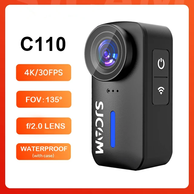 SJCAM C110 4K Action Camera, 135° Wide Angle, EIS, 30M Waterproof 1