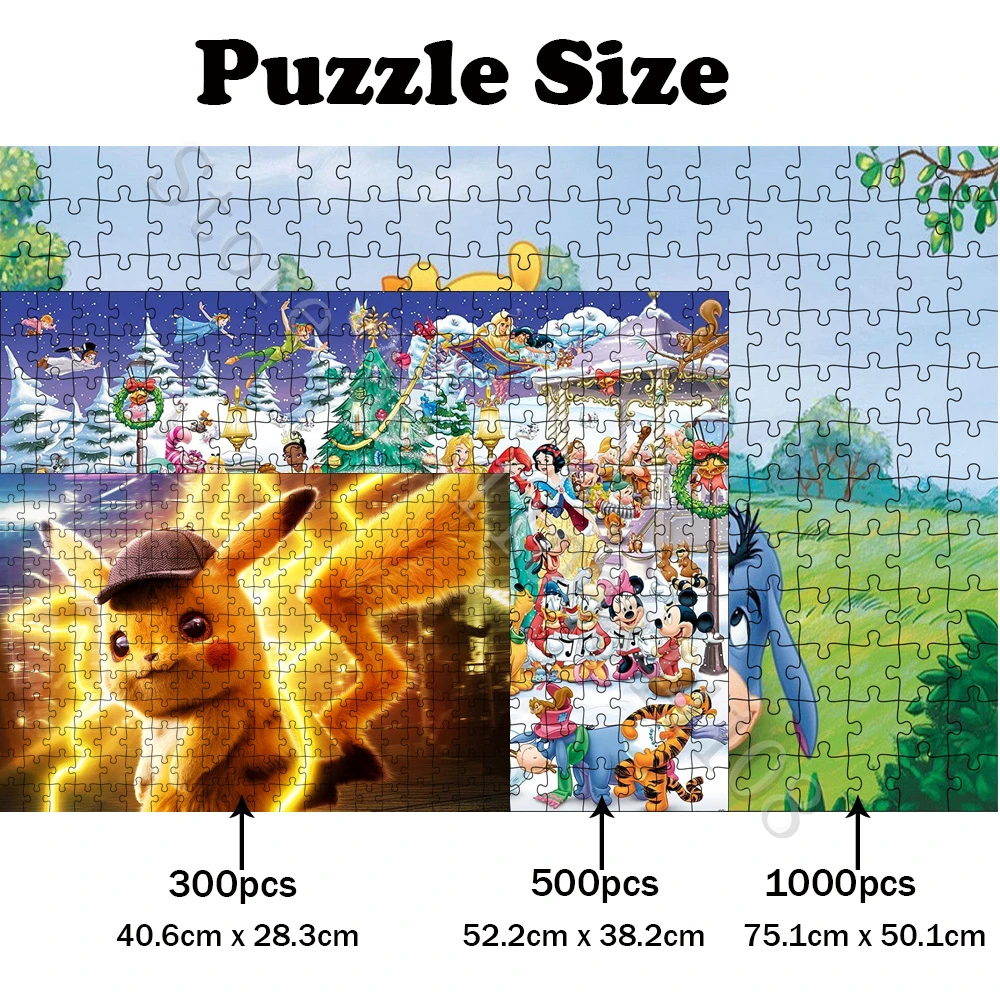 1000pcs Puzzles Desenhos Animados Anime Demon Slayer Kimetsu