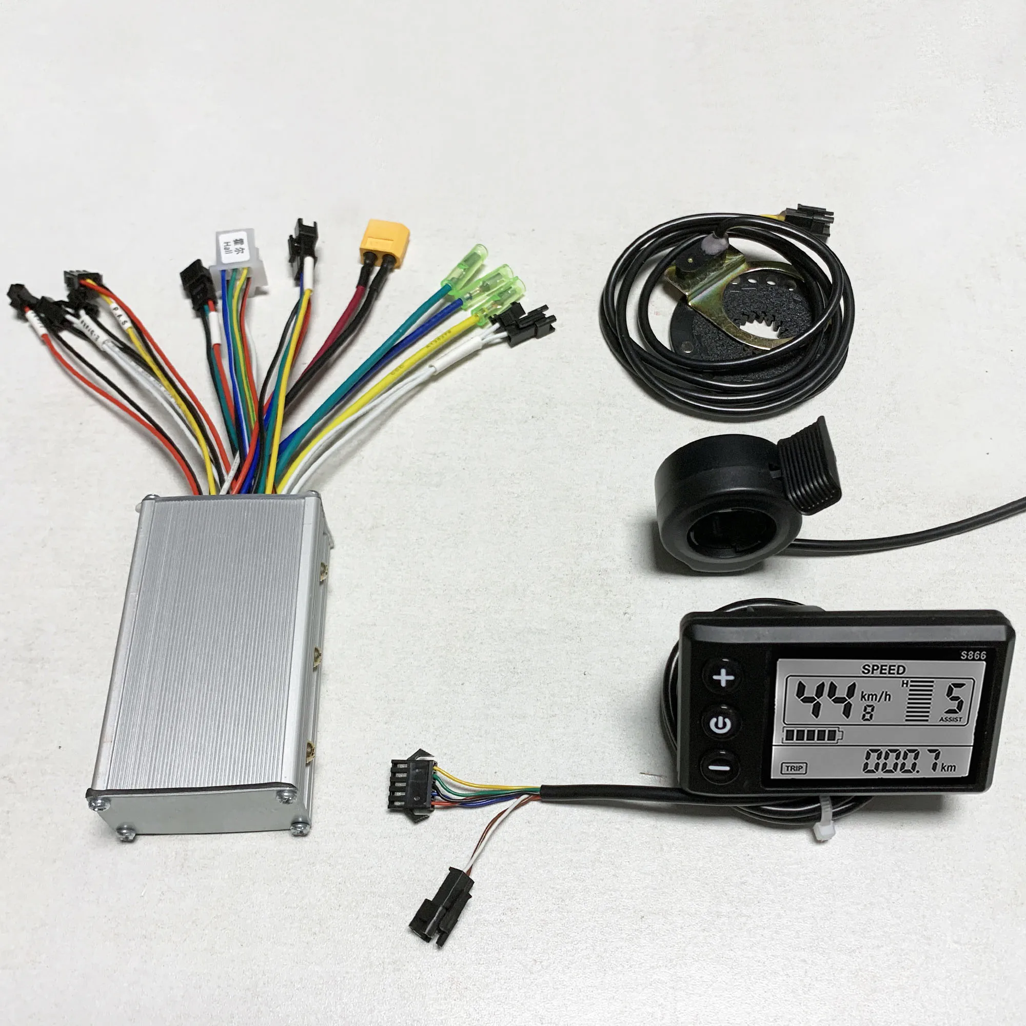 24V 36V 48V 500W 25A Sine Wave Brushless Motor Controller with S866 LCD Display