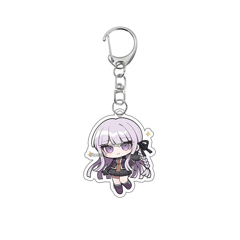 Charming Anime Kawaii Keychain: Kyoko Kirigiri Q Version Acrylic Pendant