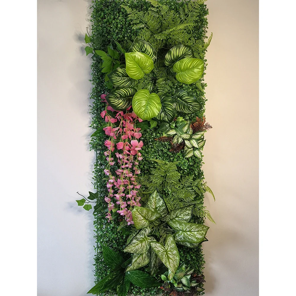 40x120cm wilde künstliche Pflanze Rasen Anti-UV-Schildkröte zurück grüne Rasen dekoration geeignet für Gartenzaun Hotel Innendekoration – Detail 5