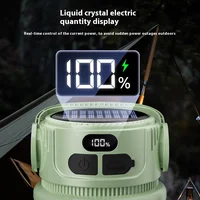 LED Solar Bulb Light Rechargeable Portable Lanterns Waterproof Outdoor Night Market Camping Tent Outage Emergency Lamp 6