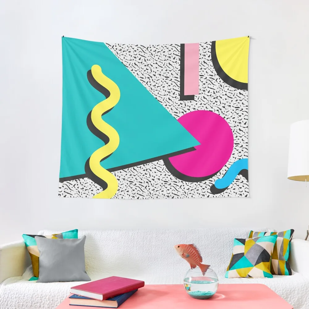 

1980s Abstract Pattern Tapestry Wall Decor Hanging Decorations For Your Bedroom Wall Mural Aesthetic Room Decoration Tapestry