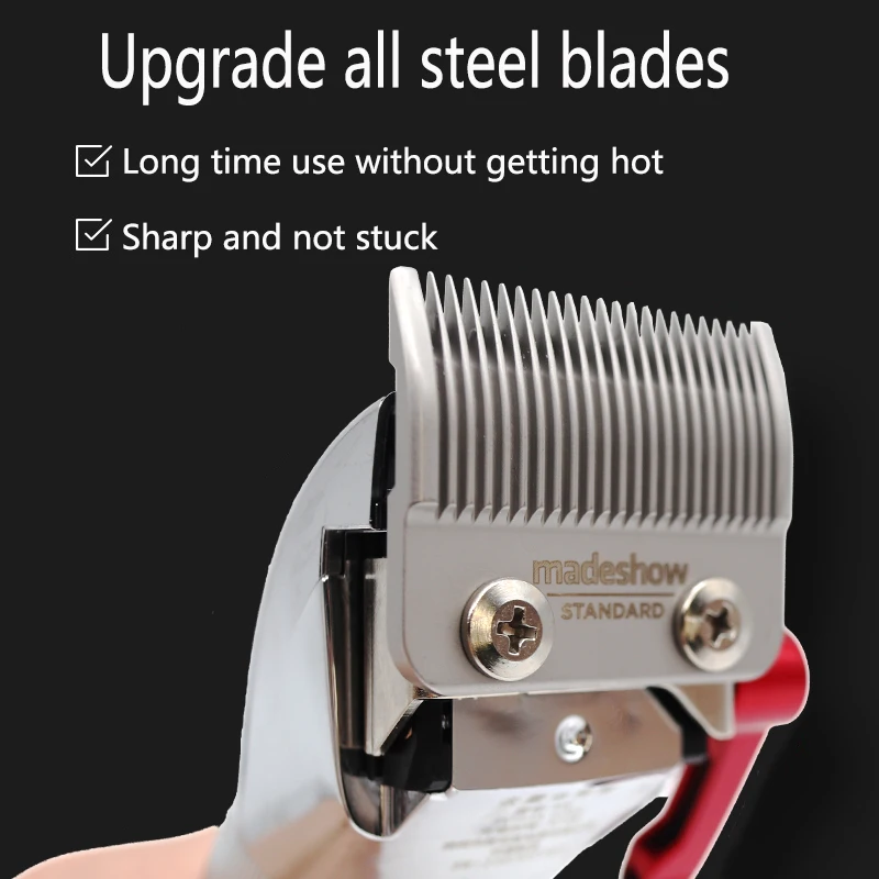 Madeshow M5 M6 Professional Cordless Hair Clipper Men's Barber