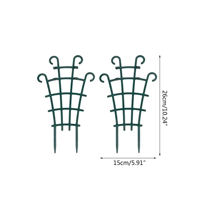 Erős Rácsos A Cserepes Növénytámogató Rácsok Rózsák Mászásához Szőlővirág - Image 6