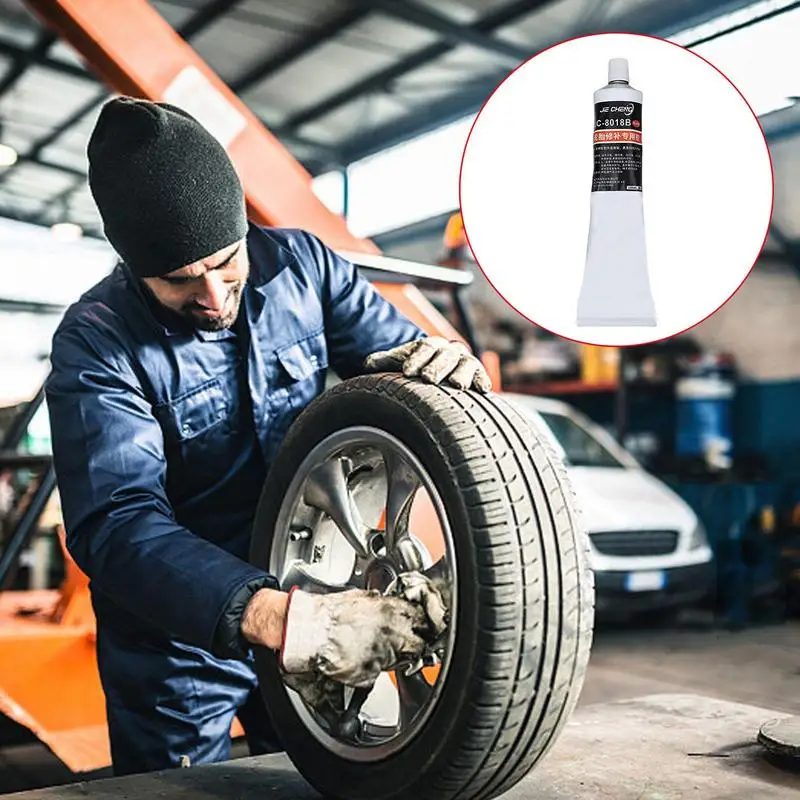 

Car Rubber Repair Tire Glue Sidewall vehicle Tire Repair Glue Rainproof Waterproof Puncture Repair Fix Glue For Quick Dry