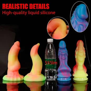 Huge Monster Bad Dragon Dildo Silicone with Strong Suction CuAlien Penis Butt Plup g for Women and Man Anal Masturbator Sex Toys Distributors Huge Monster Bad Dragon Dildo Silicone with Strong Suction Cup Alien Penis Butt Plug for Women