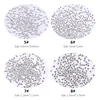 2 Packs Approx 2000pcs Gold Silver Mini Caviar Beads 0.8mm/1mm/1.2mm/1.5mm Half Round Metal Nail Studs Nail Art Decorations 3
