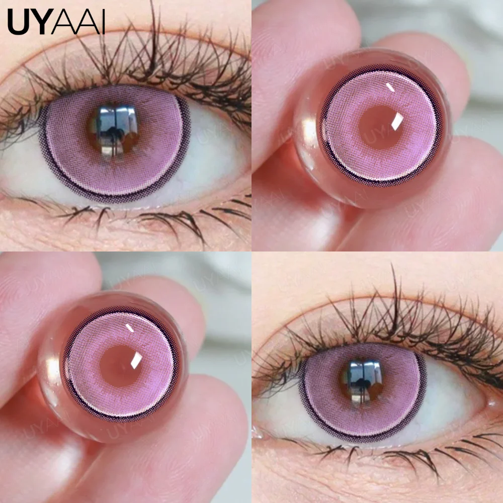 Vibrant Purple Halloween Eye Contacts - Anime Style Color Lenses