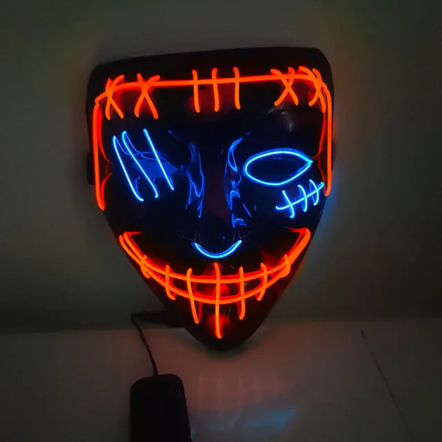 할로윈 LED 무서운 마스크
