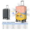 MINISO SNOOPY Cartoon Anime Suitcase Cover Holiday Travel Elastic Luggage Supplies Protection 6