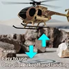 1:28 C189 RC Helicopter MD500 Brushless Motor Dual-motor Remote Control Model 6-Axis Gyro Aircraft Toy One-click Takeoff/landing 5
