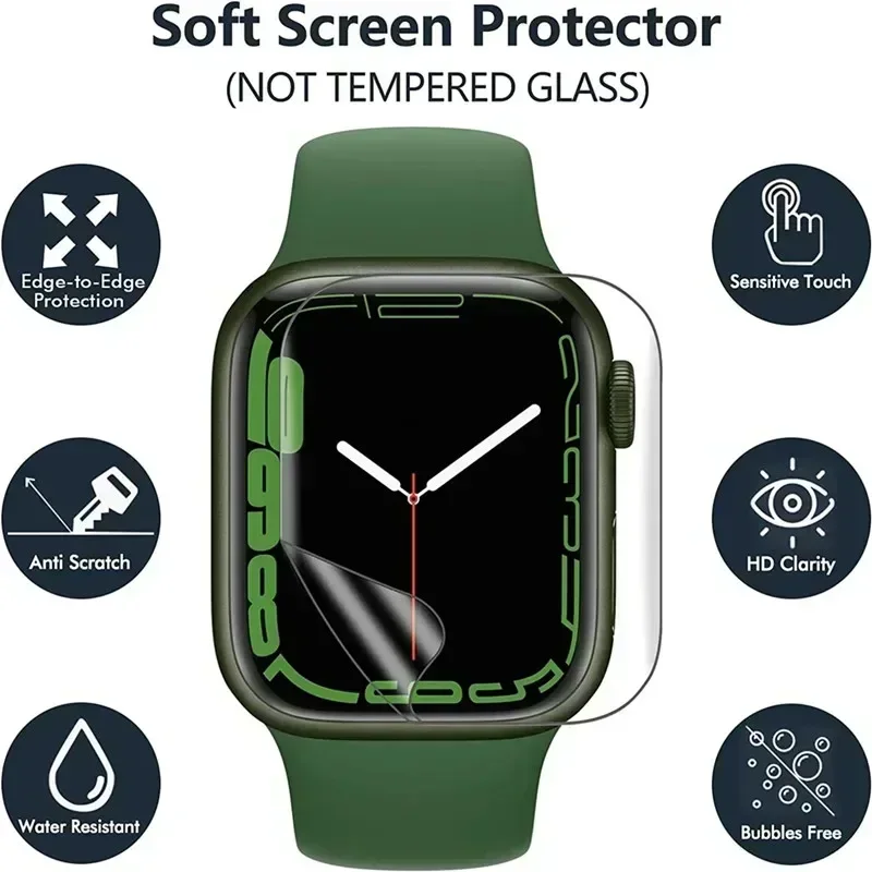 รูปสินค้า ฟิล์มกันรอย Hydrogel สำหรับ Apple Watch ทุกรุ่น