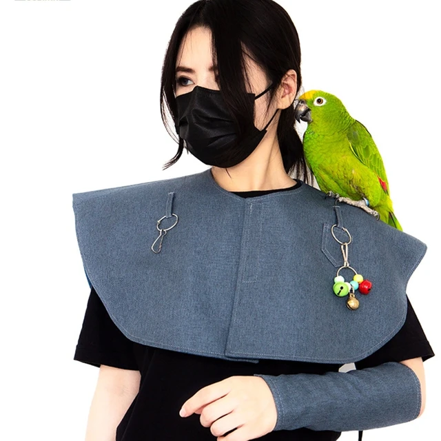 Parrot Anti-Scratch Shoulder Protector Arm Protection Multi-Functional Shoulder Pad Diaper Shawl For Small Medium Birds Dropship 3