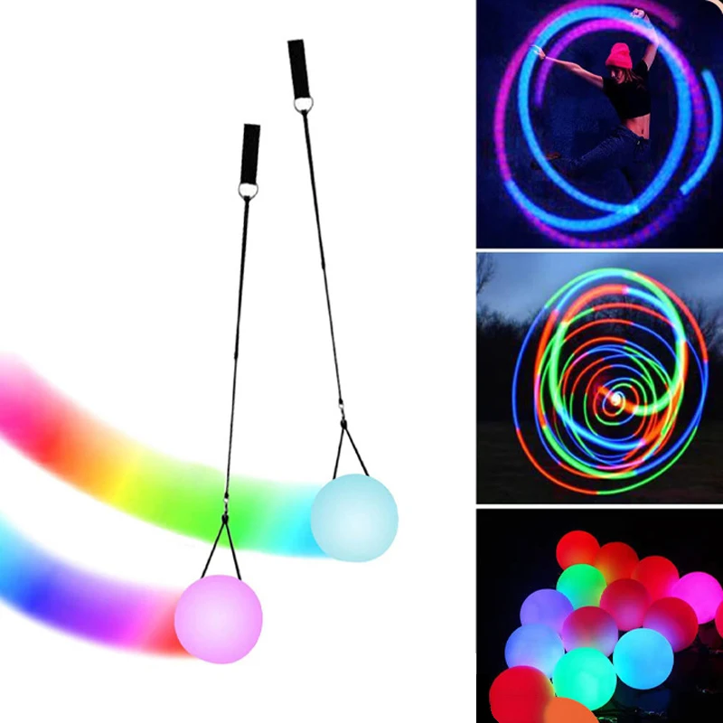 LED Luminous Swing Ball – Colorful Flash Dance & Fitness Light Toy 1