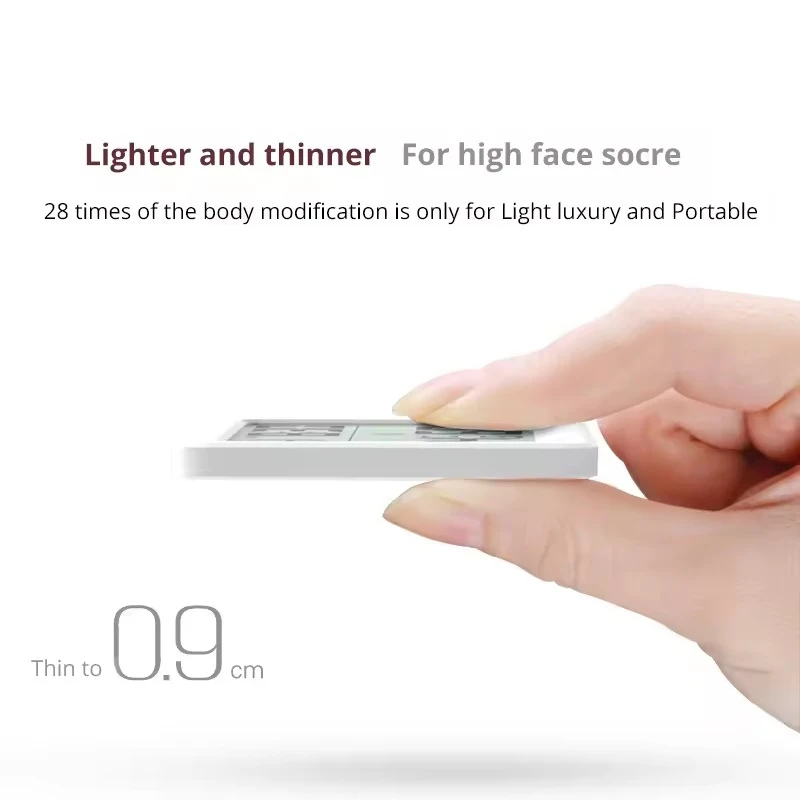 Digital Thermometer Hygrometer LCD Wall Clock