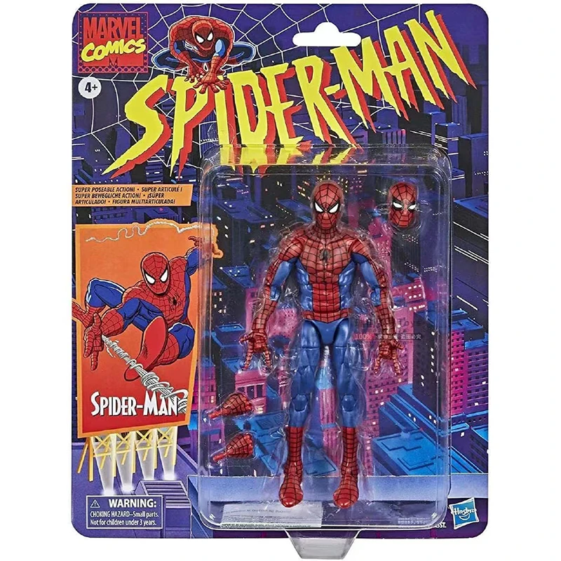 マーベル スパイダーマン、デッドプール フィギュア 6体 スパイダーマン,6インチ,スーパーマンフィギュア,コレクション,デッド