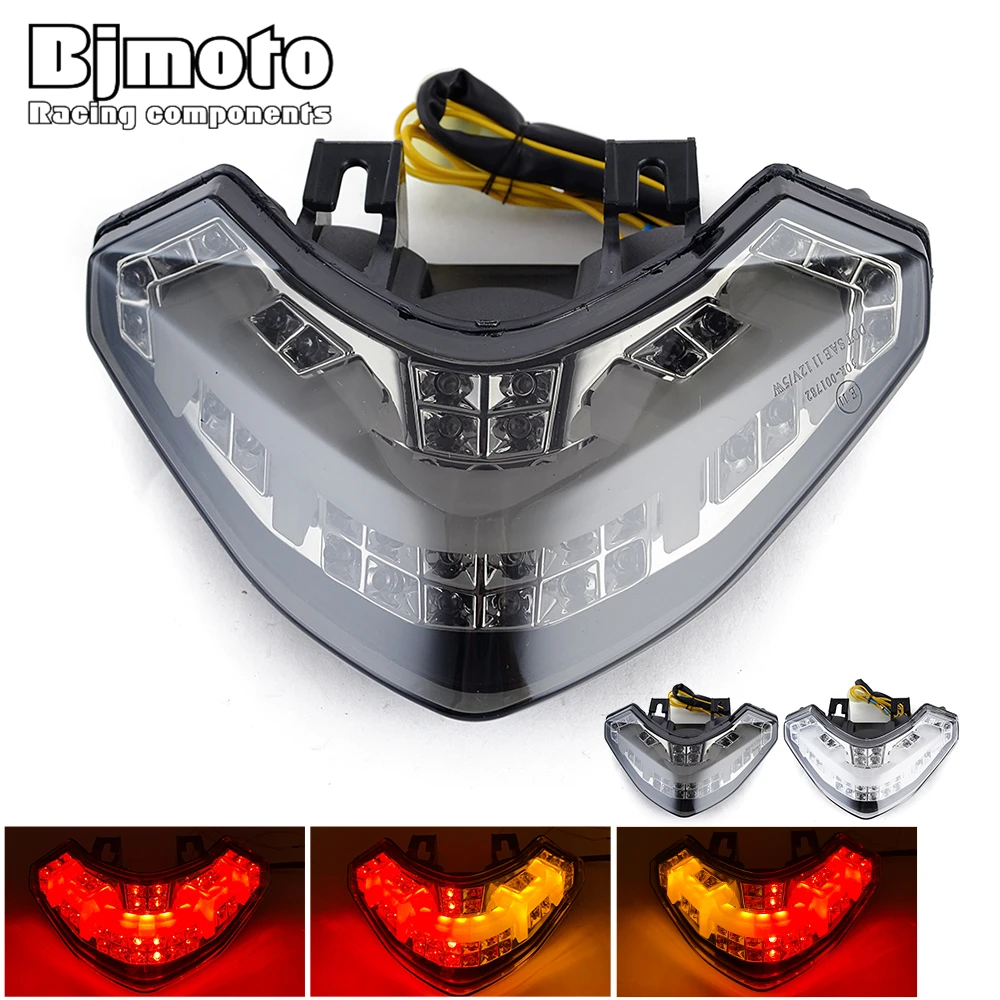 

For Ducati 1200 1200S Multistrada 2010 2011 2013 2014 2015 Motorcycle LED Taillight Rear Brake Turn Signal Integrated Tail Light
