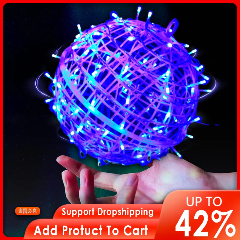 Flying Ball Spinner Boomerang Flyorb Orb Magic Ball With Led Light