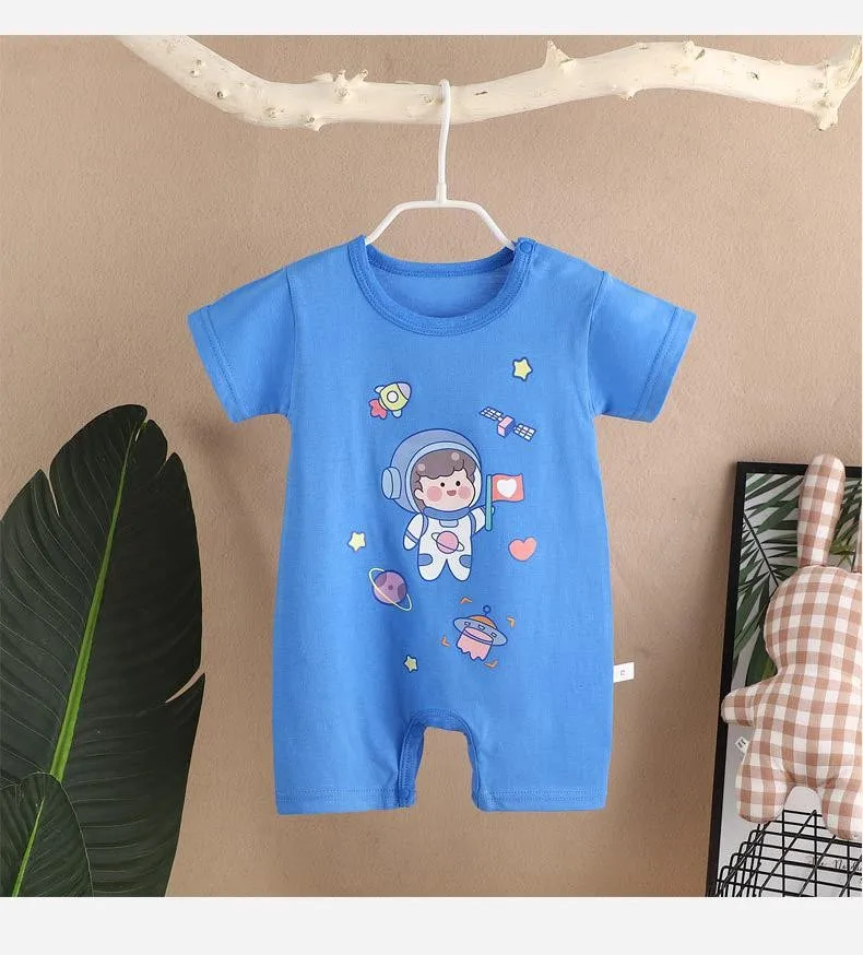 Baby Bodysuits comfotable 0-2year Old Newborn Jumpsuit Summer Clothing Pure Cotton Baby Onesie Printed Cartoon Infant Girl Bodysuits Toddler Rompers Baby Bodysuits are cool