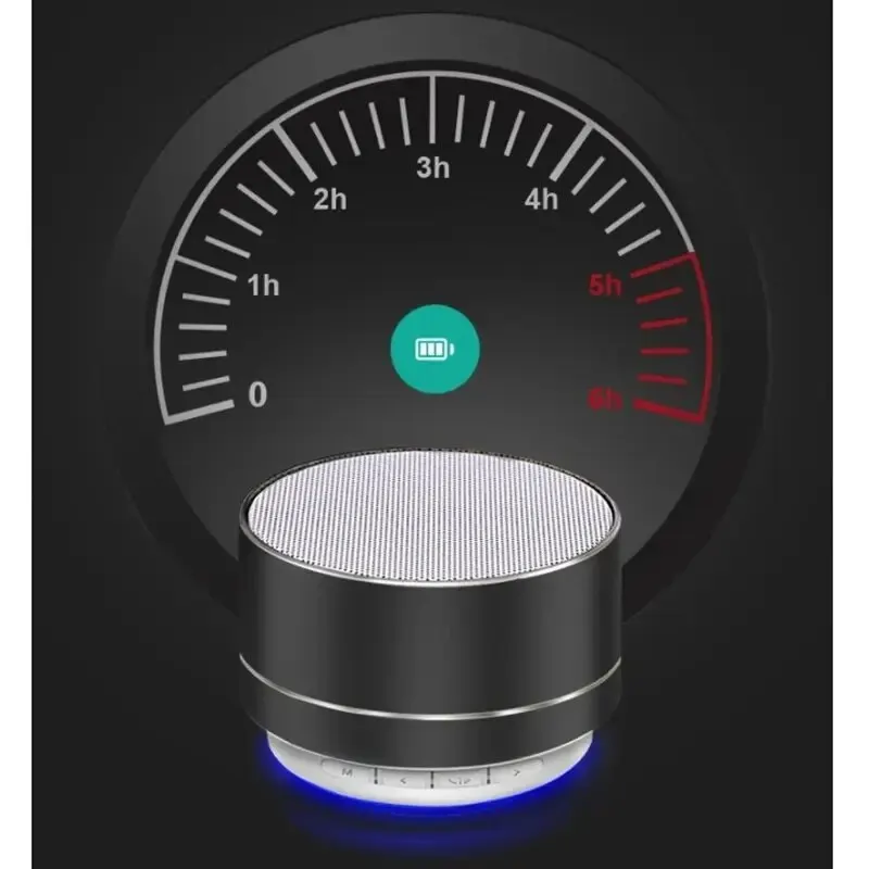 Bluetooth speaker A10 Wireless Bluetooth Speaker Small Steel Cannon Subwoofer Portable Mini Gift Card Bluetooth Speaker