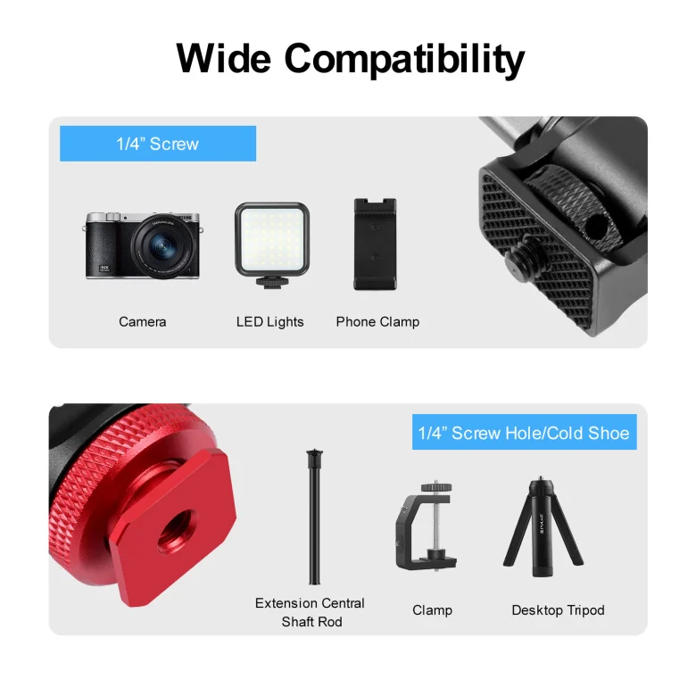 Description Picture 4 of itemFhx-yf5 Snail small PTZ bracket monitor hot shoe base SLR camera general accessories